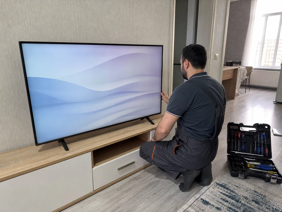 Masazırda televizor LED işıq dəyişikliyi
