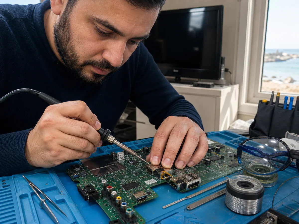 Novxanıda televizor HDMI portu diaqnostikası