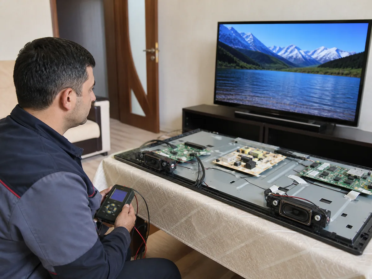 Xırdalanda televizor səs nasazlığının təmiri