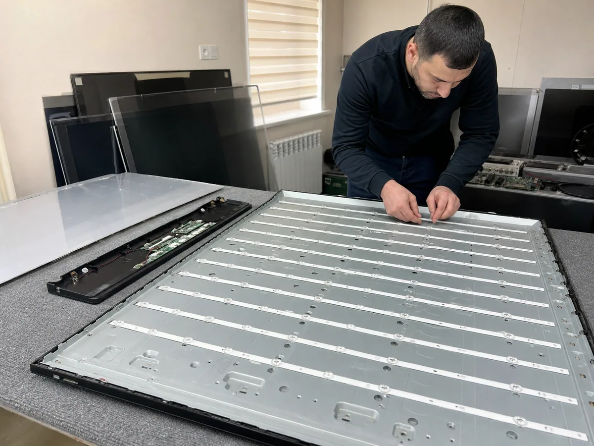 Görüntü yoxdur və LED işıq təmiri